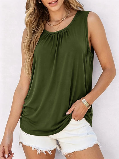 Women'S Maternity Nursing Tank Top Ruched Breastfeeding Clothes 3-Pack